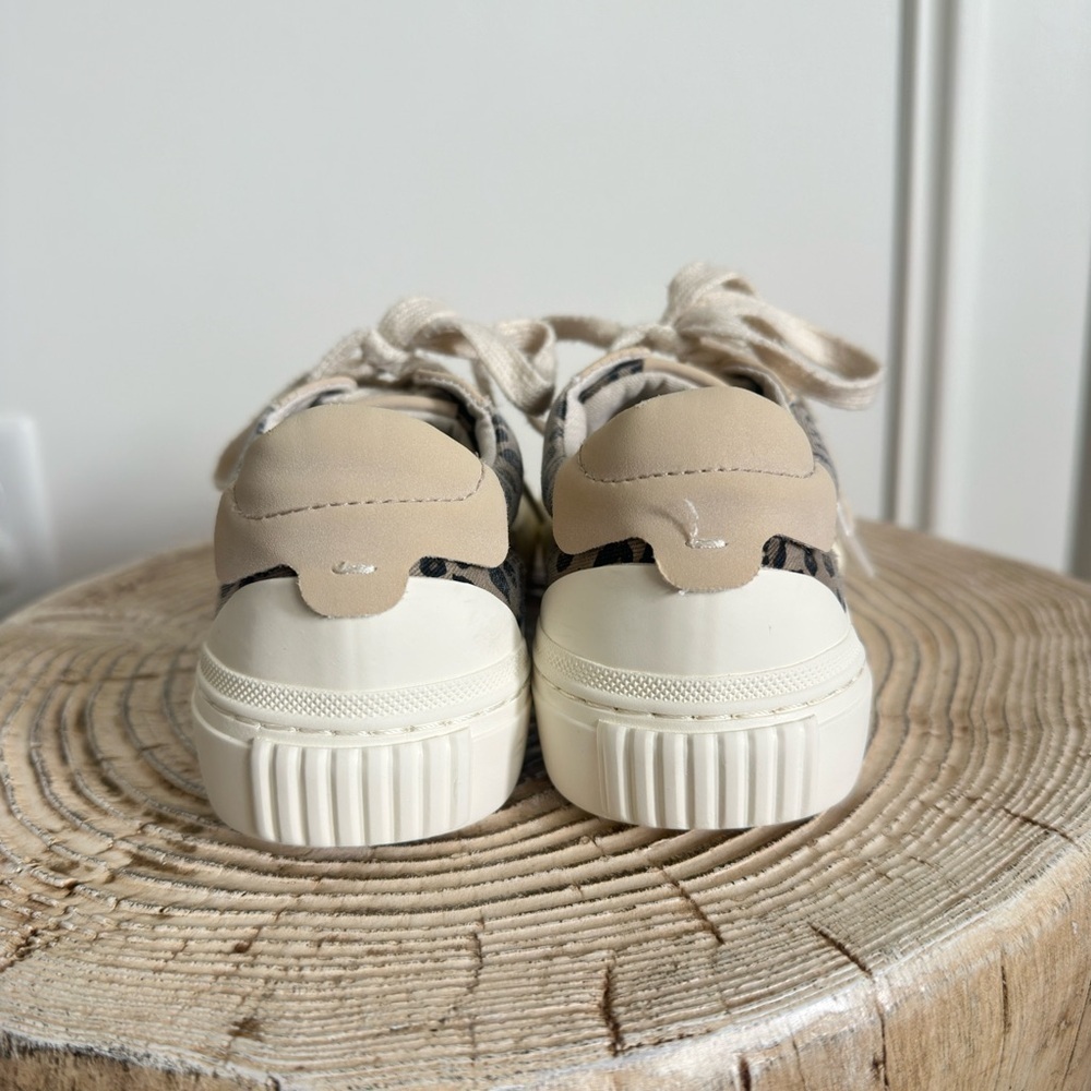 Zara Girl's Animal Print Beige Sneaker Size 2 US/EU 33 - Picture 7 of 14